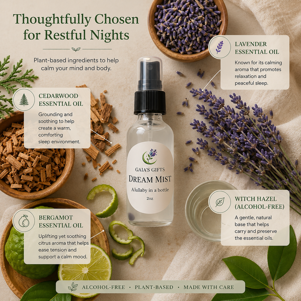 Dream Mist — Calming Pillow Spray